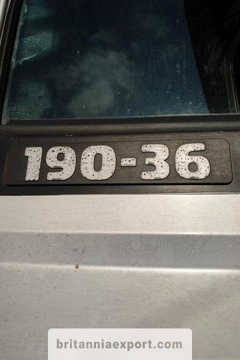 Used 1990 Iveco Turbostar 190-36 6X2 flatbed truck.