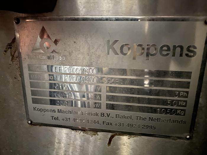 Used KOPPENS/CFS BF 2000/400