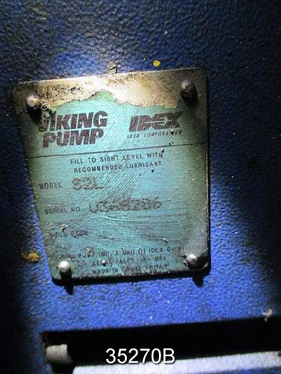 Used Viking S2L 1.5" Duralobe Positive Displacement Pump #35270
