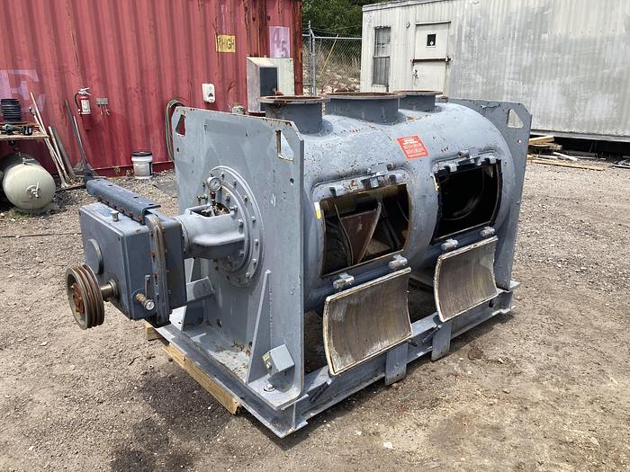 Used Used Littleford approximately 30 cubic feet carbon steel jacketed mixer