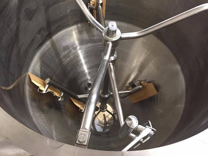 Used FRYMA JACKETED VACUUM MIXING / PROCESSING VESSEL