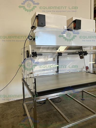 Used Flow Sciences CQ12321-03 6 Ft Custom Vented Balance Safety Enclosure w/ Stand