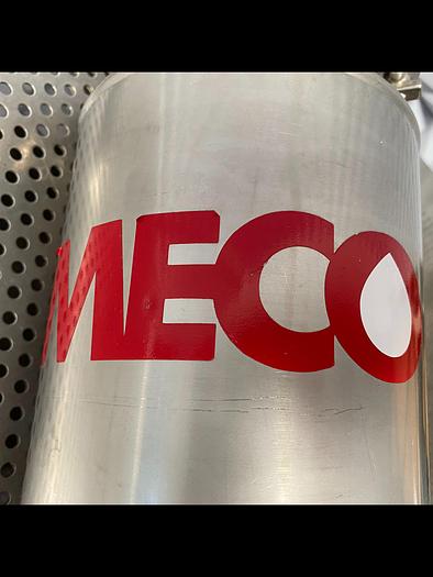 Used Stainless Steel 11" L x 4" Sanitary Fitting Tank w/ 9" Coiled Immersion Element