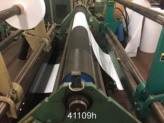 Used Dusenbery 800 Model Duplex Surface Center Slitter Rewinder #41109