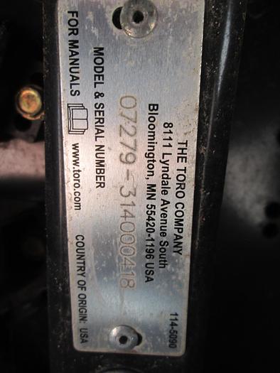 Used Toro Workman Utility Cart