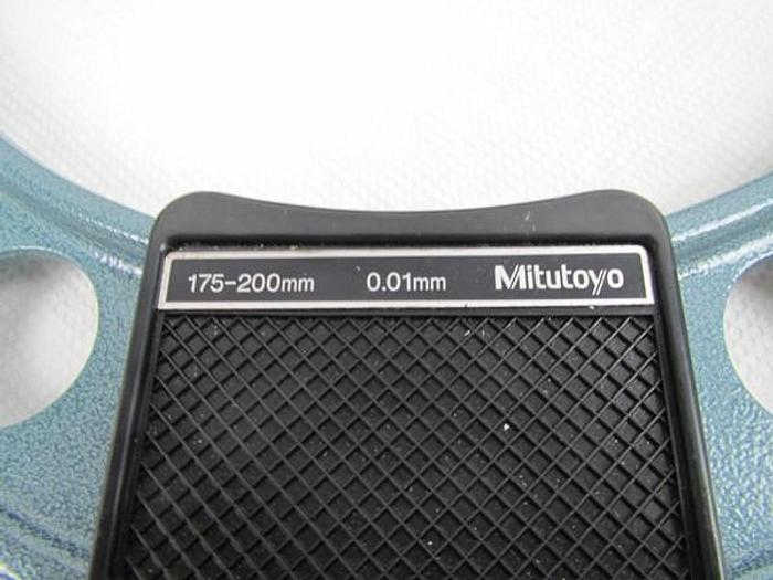 Used MITUTOYO 175mm - 200mm, 0.01 mm MICROMETER NO. 103-144