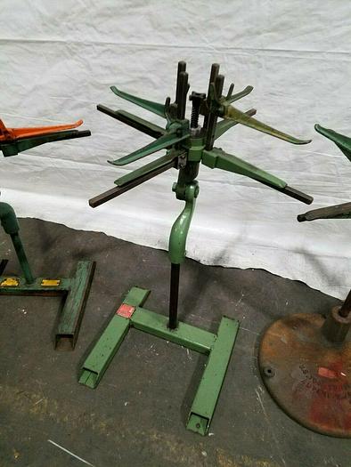 Used Aero 30" Stock Reel Payoff for feeding metal stock to power punch press