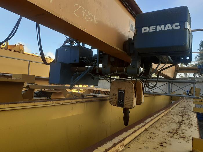 Usado Ponte rolante DEMAG de 10 ton