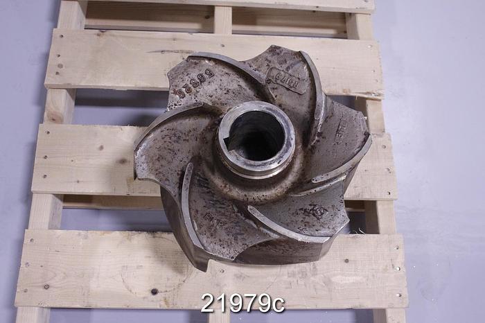 Used Goulds 3175 Impeller, 15.5", 6-Vane, Casting No.: 56626 (For 14x14x18 Pump) #21979