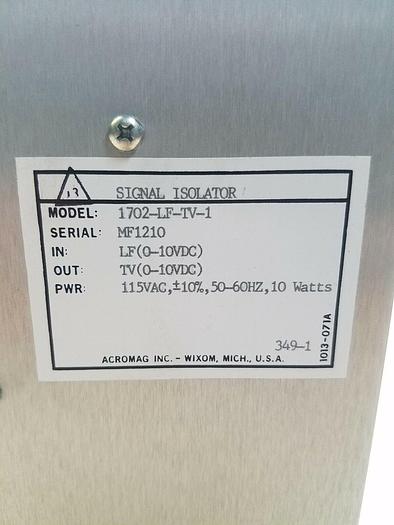 Used ACROMAG 1702-LF-TV-1