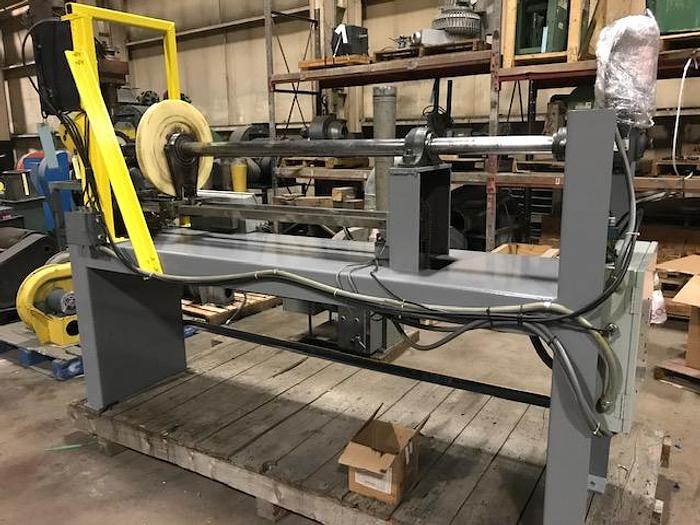 Used 60" CUSTOM SEMI-AUTOMATIC CORE CUTTER 4"-15" O.D. CAPACITY