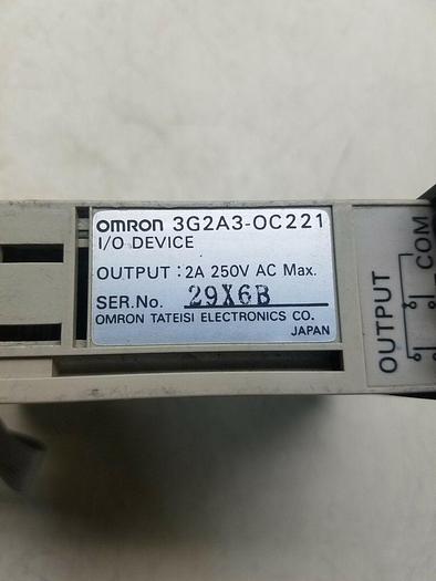 Used OMRON SYSMAC 3G2A3-OC221 I/O DEVICE OUTPUT MODULE