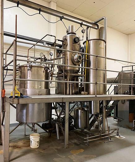 Used Evaporator, 1 Effect, 300 PPH, 316 S/st, Rising Film #S743810