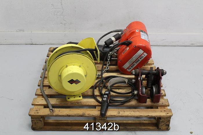 Used Columbus Mckinnon Model L Crane, Cap 1 Ton #41342