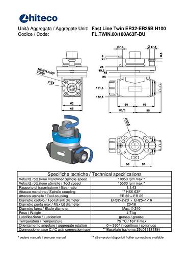 Hiteco  scm group Twin