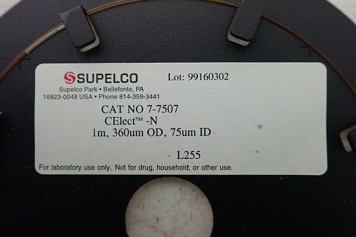 Used (2) Supelco 7-7507 CElect-N, 360µm OD, 75µm ID Capillary Electrophoresis Columns