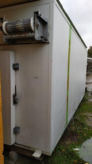 Used Tunel zamrażalniczy spiralny w kontenerze, "Frigoscandia", szerokość taśmy 410 mm.