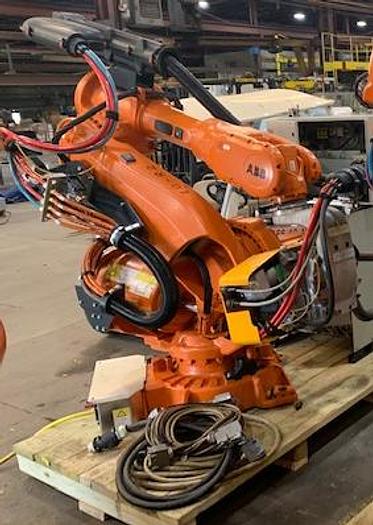 Used ABB IRB 6640 180/2.55 NEW 2014 WITH ARO SPOT WELDING GUN AND REXROTH WELDING CONTROLLER