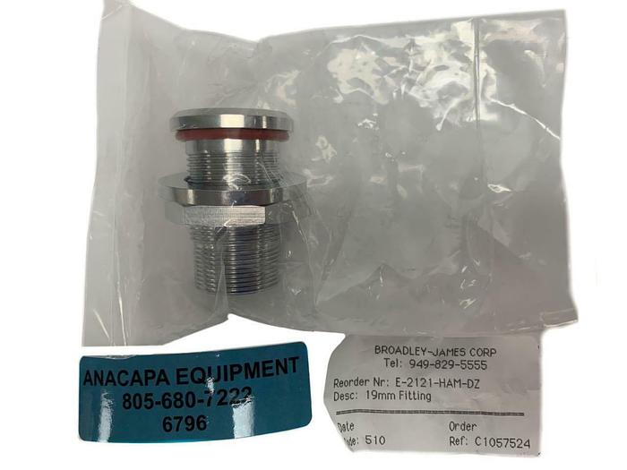 Broadley-James E-2121-HAM-DZ 19mm Fitting New (6796) W