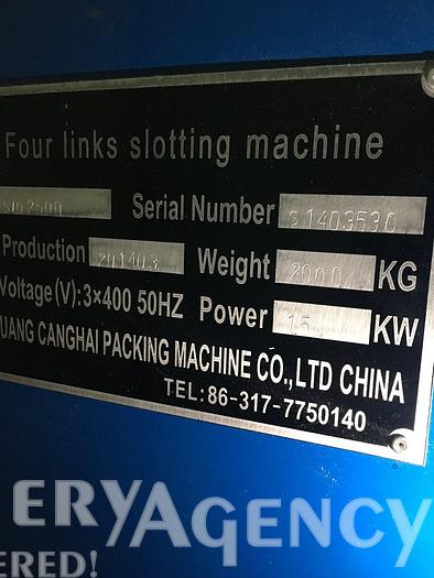 Used Four links slotting machine semi-automatic