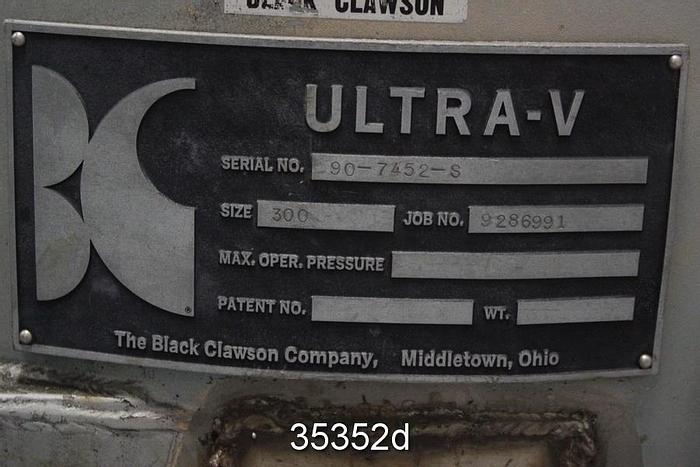 Used Black Clawson UV300 Pressure Screen Bottom Housing and Base #35352