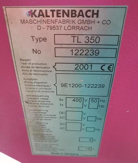 Gebraucht Aluminiumsäge Kaltenbach TL 350