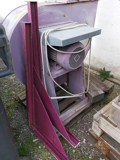 Gebraucht Starker Abluftventilator einer Lackieranlage 4 KW, FFD,  gebraucht