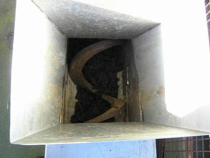 Used Horizontal SPIRAC shaftless normal steel conveyor, type U320 SS2333. Year 1993.