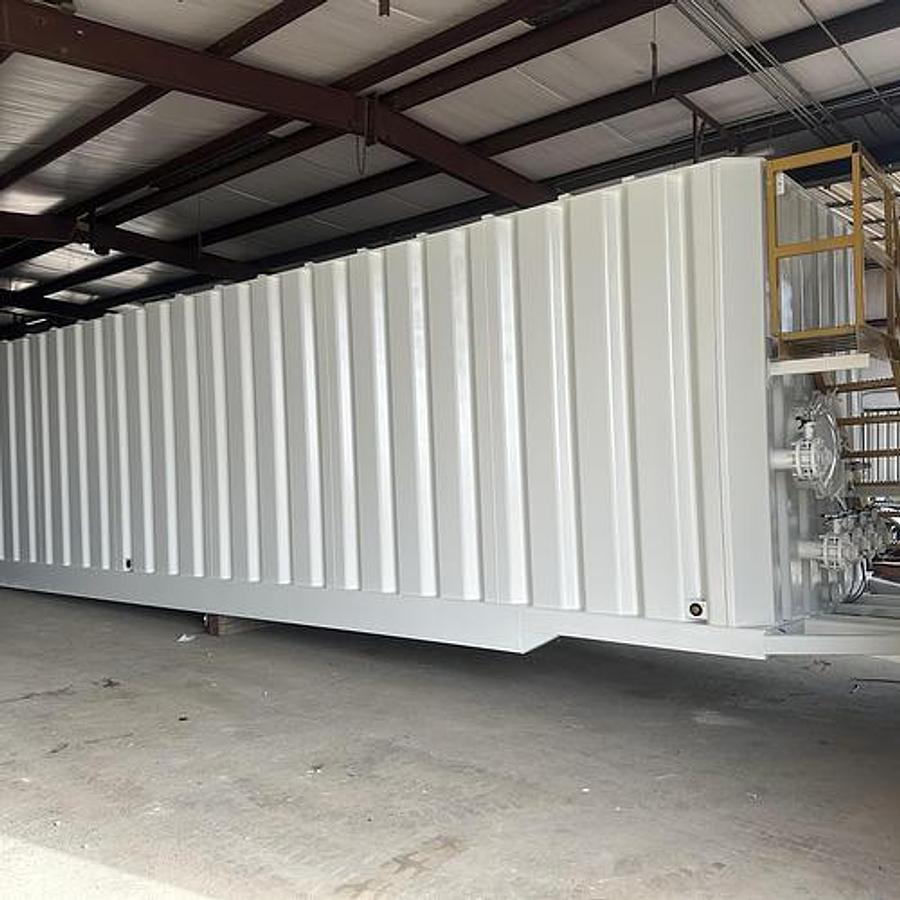 Refurbished 500BBL Frac Tanks- 43x8.5x11, Corrugated Steel, V-bottom, Full Refurb
