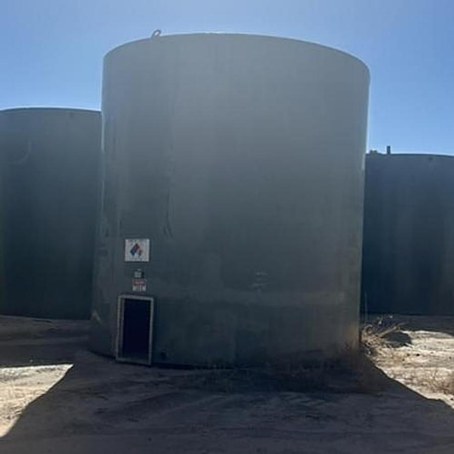Used 500BBL Vertical Storage Tanks - 15.5’ x 16’, Carbon Steel, Flat Bottom, Used Basic Refurb (2012)