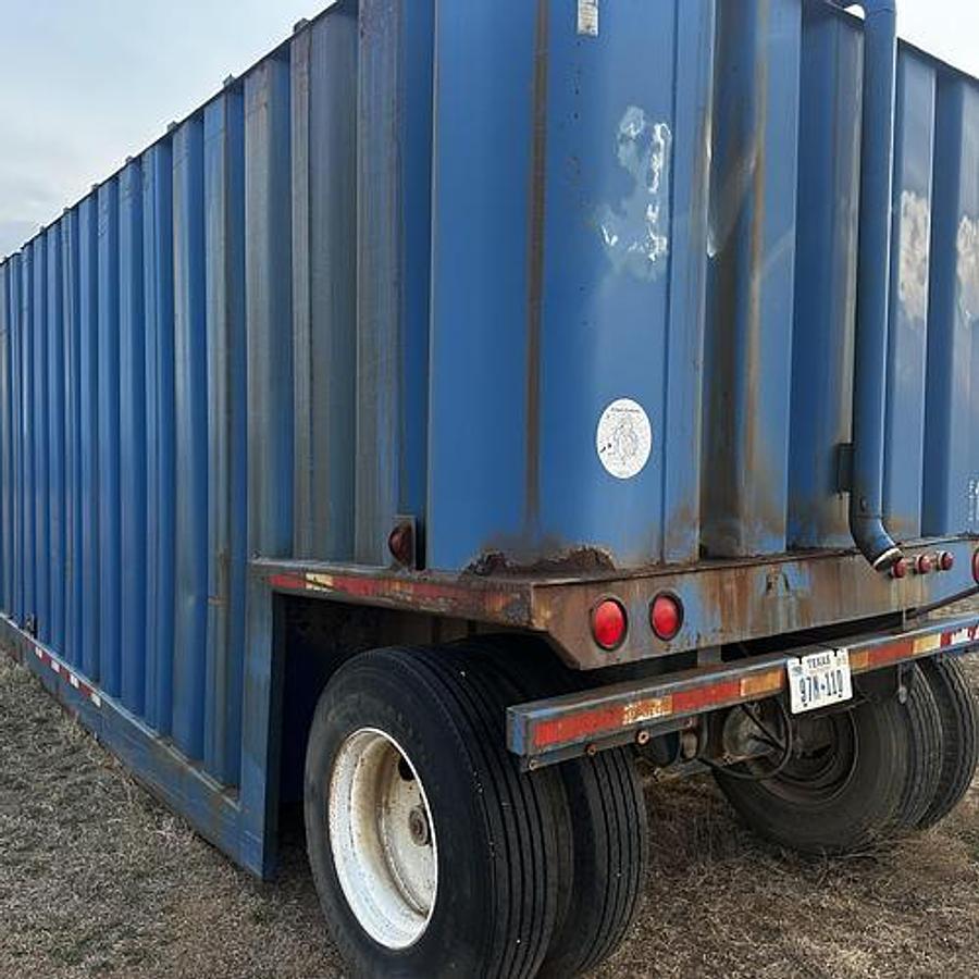 Used 500BBL Frac Tanks- 43x8.5x11, Corrugated Steel, V-bottom, Used Basic Refurb