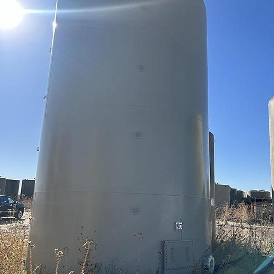 Used 750BBL Vertical Storage Tanks – 15.5’ x 24’, Carbon Steel, Flat Bottom, Used Basic Refurb