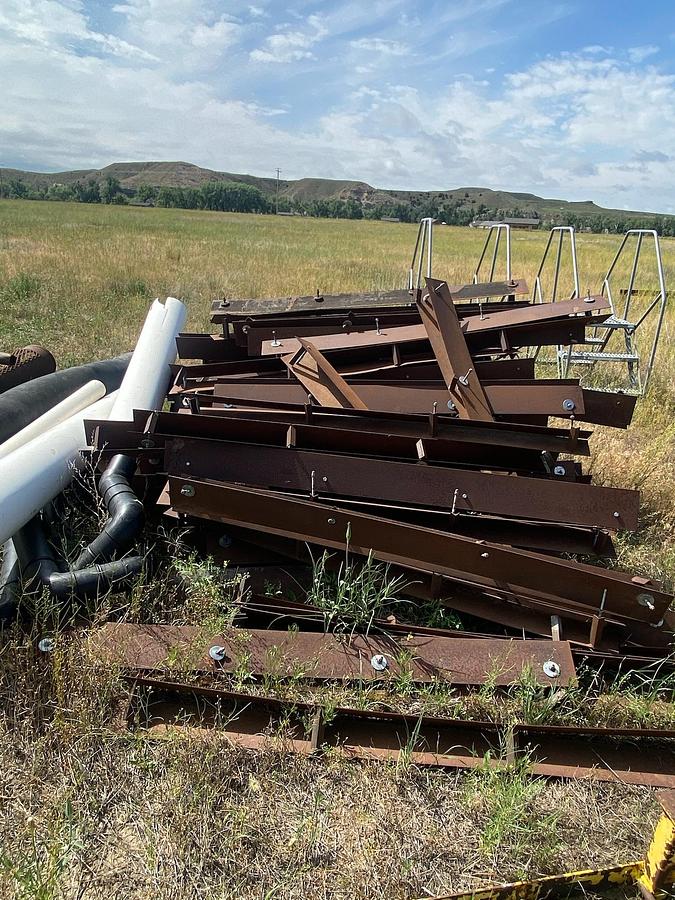 Used MWS 42,000BBL Frac Pond - 16 Panel Modular System, Connections/Plumbing/Ladders/Etc. All Included