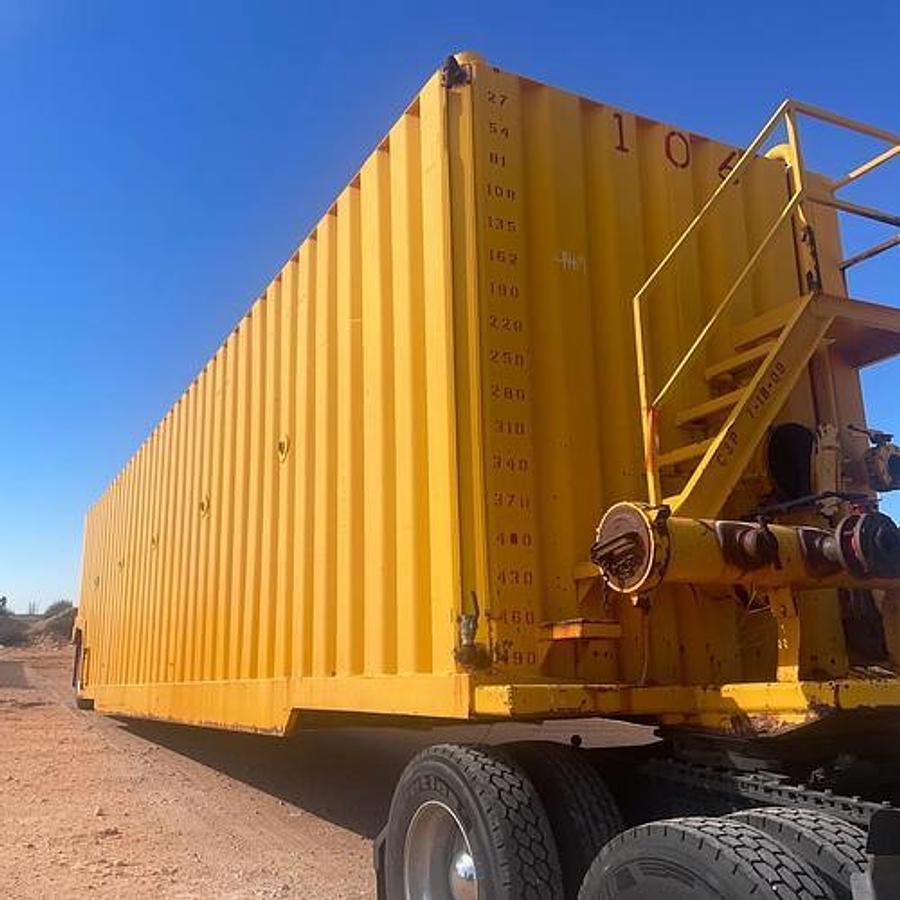 Used 500BBL Frac Tanks- 43x8.5x11, Corrugated Steel, V-bottom, Used Basic Refurb