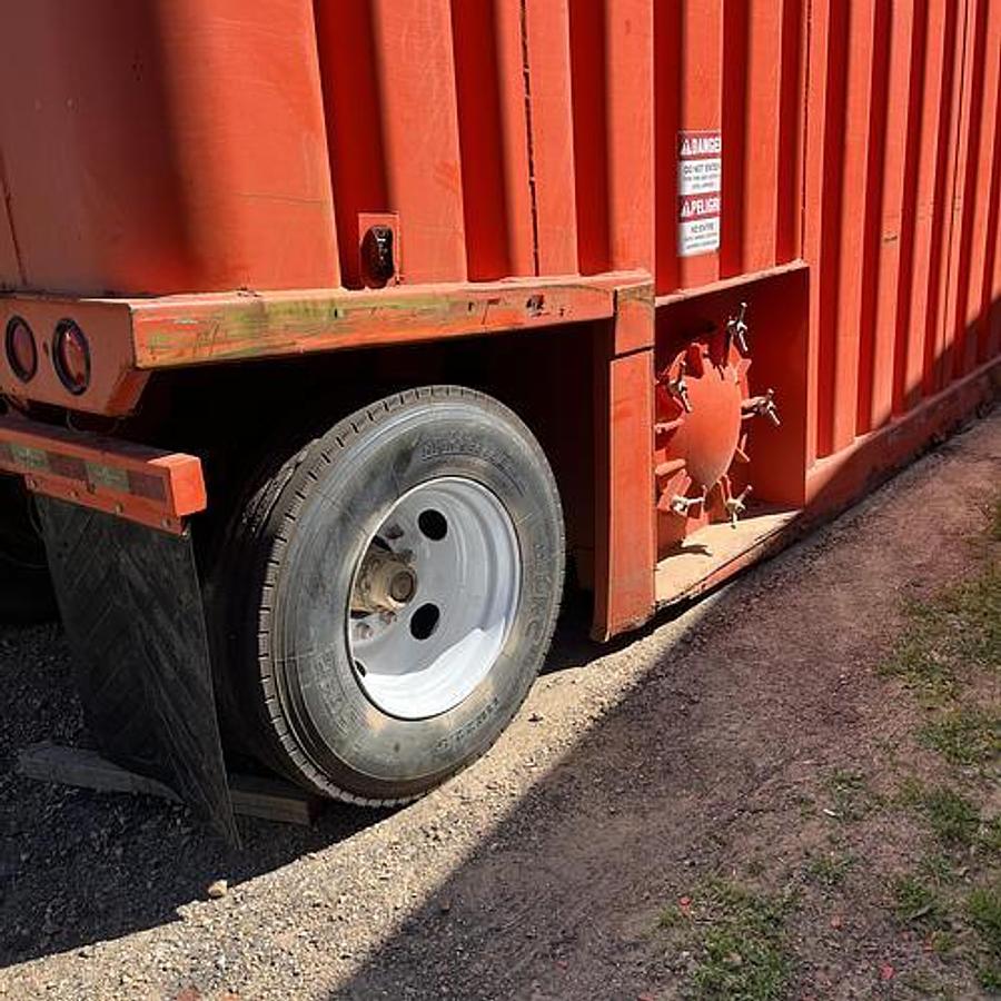 Used 500BBL Frac Tanks- 43x8.5x11, Corrugated Steel, V-bottom, Used Basic Refurb