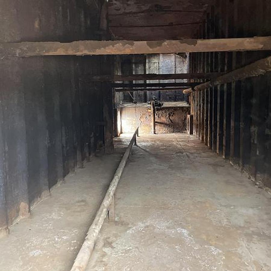 Used 500BBL Frac Tanks- 43x8.5x11, Corrugated Steel, V-bottom, Used Basic Refurb