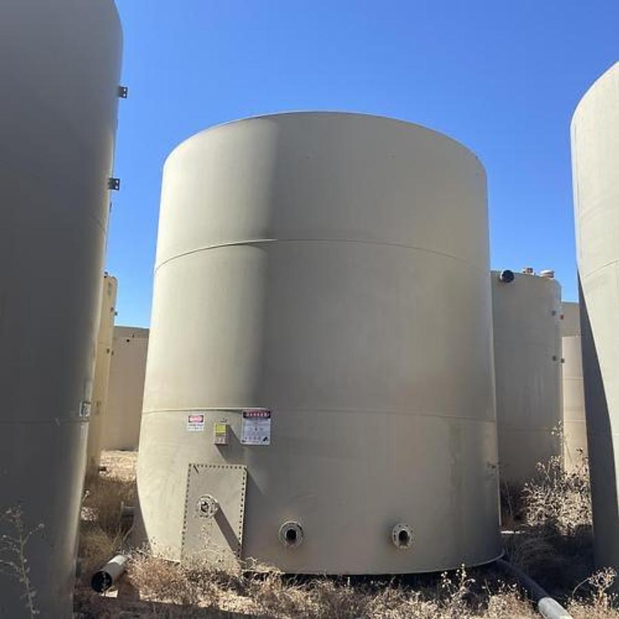 Used Petrosmith 500BBL Vertical Storage Tanks – 15’6” x 16’, Carbon Steel, Flat Bottom, Used Basic Refurb, 2017