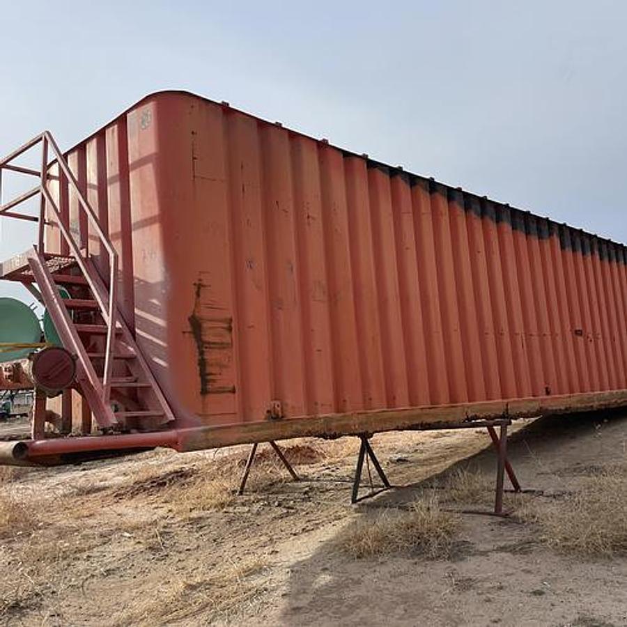 Used 500BBL Frac Tanks- 43x8.5x11, Corrugated Steel, V-bottom, Used Basic Refurb
