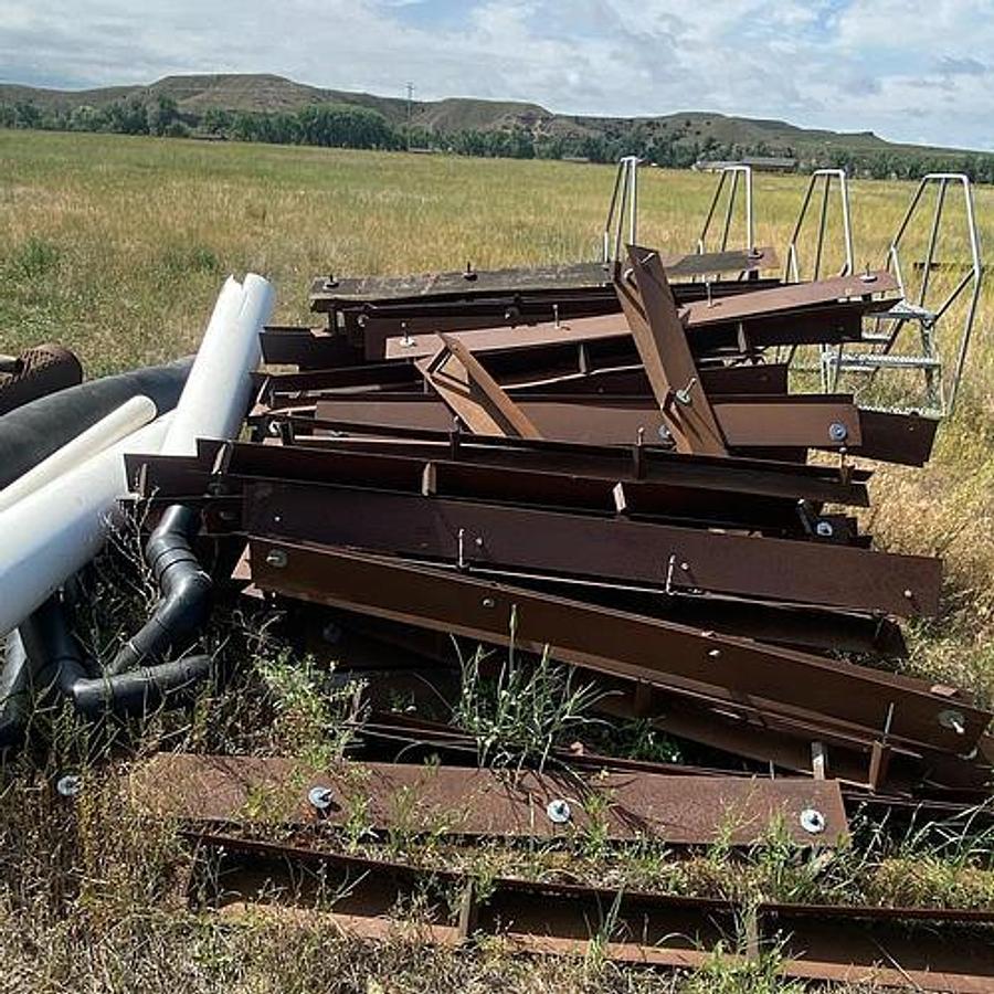 Used MWS 42,000BBL Frac Pond - 16 Panel Modular System, Connections/Plumbing/Ladders/Etc. All Included