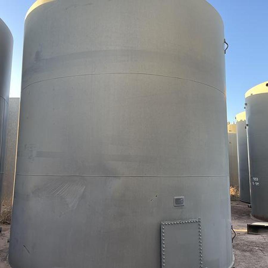 Used Palmer Of Texas 500BBL Vertical Storage Tanks – 15’6” x 16’, Carbon Steel, Flat Bottom, Used Basic Refurb, 2015