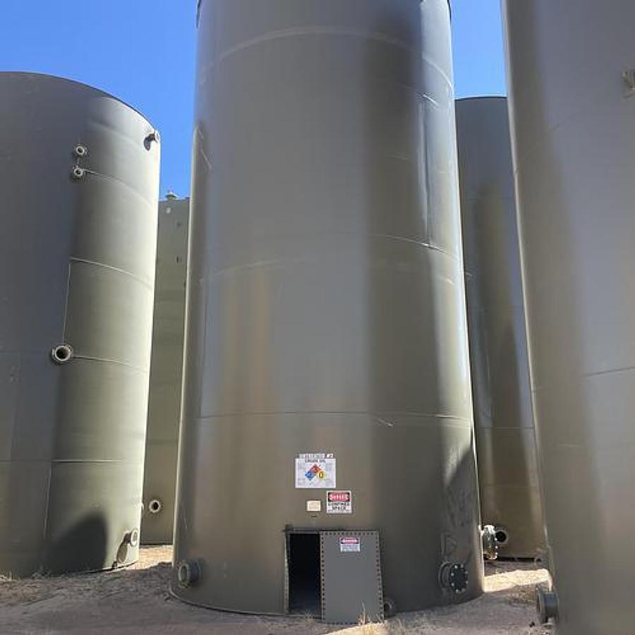 Used Azteca Fabrication 1000BBL Vertical Storage Tanks - 15’6” x 30’, Carbon Steel, Flat Bottom, Used Basic Refurb, 2022