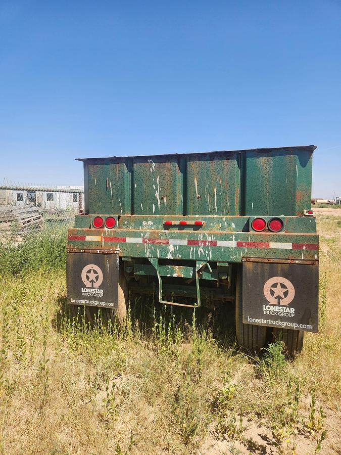Used 300BBL Open Top Tank On Wheels - 36.5x8x6.5, Corrugated Steel, V-bottom, Used Basic Refurb