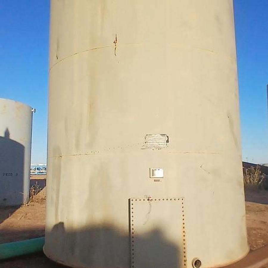 Used Enertech Industries 300BBL Vertical Storage Tanks - 12’ x 15’, Carbon Steel, Flat Bottom, Used Basic Refurb, 2004