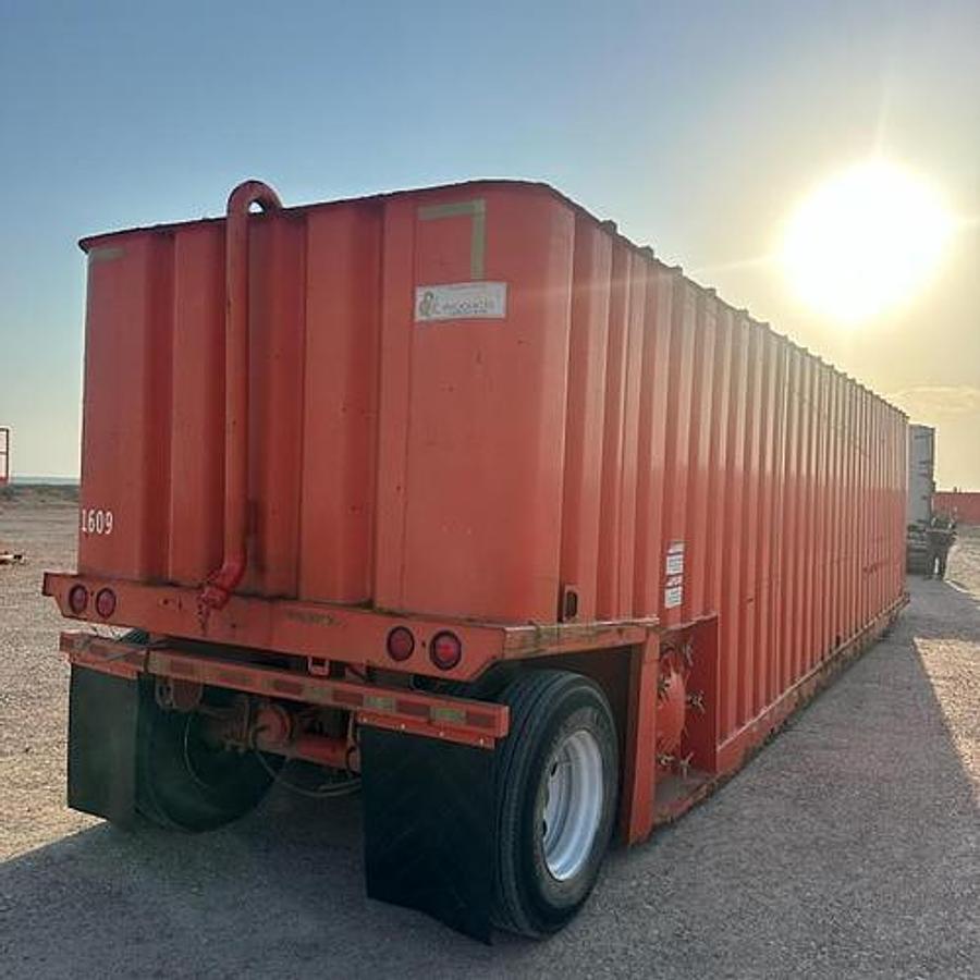 Used 500BBL Frac Tanks- 43x8.5x11, Corrugated Steel, V-bottom, Used Basic Refurb