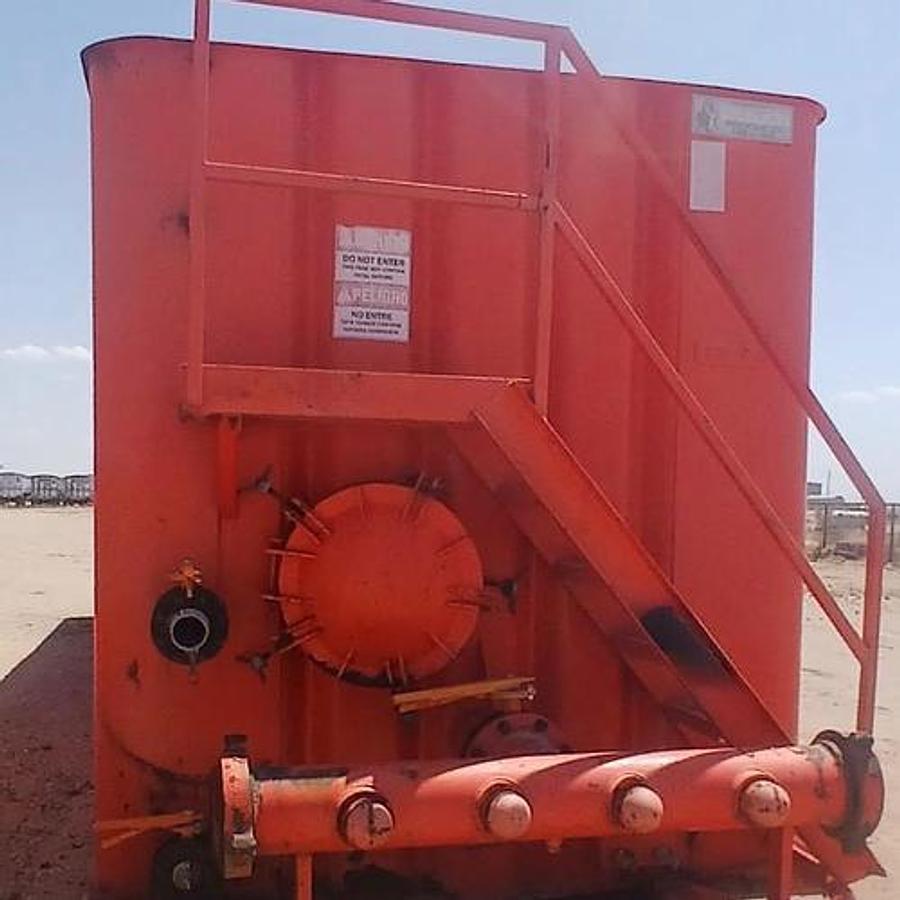Used 500BBL Frac Tanks- 43x8.5x11, Corrugated Steel, V-bottom, Used Basic Refurb