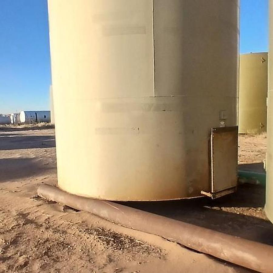 Used Crall Products 300BBL Vertical Storage Tanks - 12’ x 15’, Carbon Steel, Flat Bottom, Used Basic Refurb, 2007