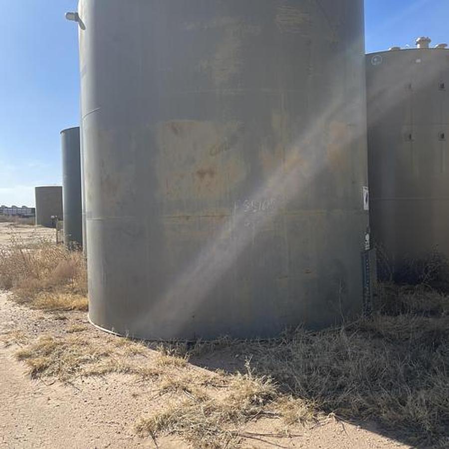 Used Permian Tank 500BBL Vertical Storage Tanks - 15’6” x 16’, Carbon Steel, Flat Bottom, Used Basic Refurb, 2014
