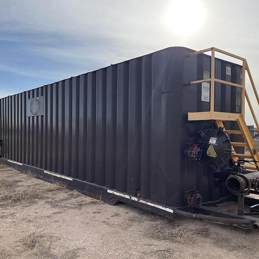 Used 500BBL Frac Tanks- 43x8.5x11, Corrugated Steel, V-bottom, Used Basic Refurb