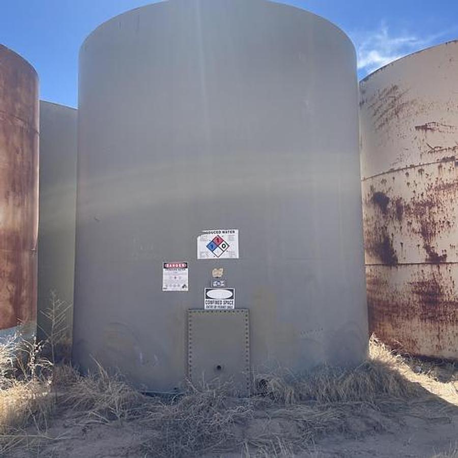 Used Permian Tank 500BBL Vertical Storage Tanks – 15’6” x 16’, Carbon Steel, Flat Bottom, Used Basic Refurb, 2014