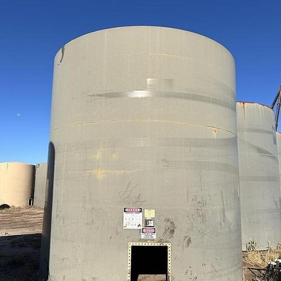 Used 500BBL Vertical Storage Tanks – 12’ x 25’, Carbon Steel, Flat Bottom, Used Basic Refurb